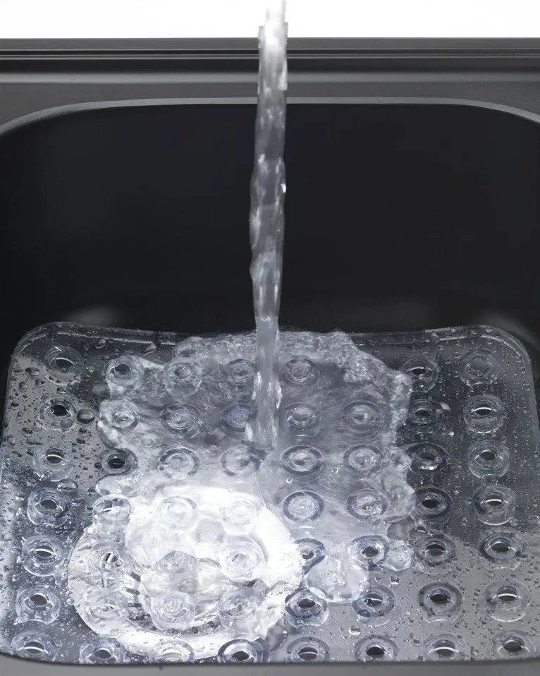 Wenko Sink mat, transparent, made of plastikas