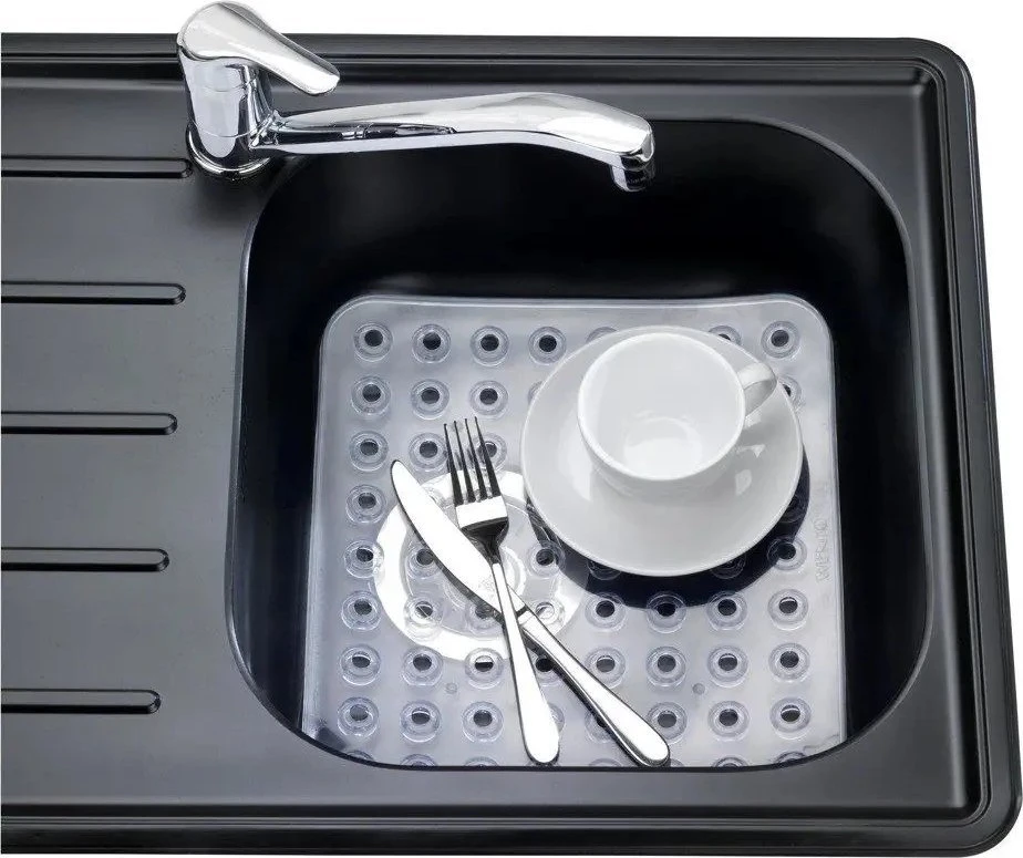 Wenko Sink mat, transparent, made of plastikas