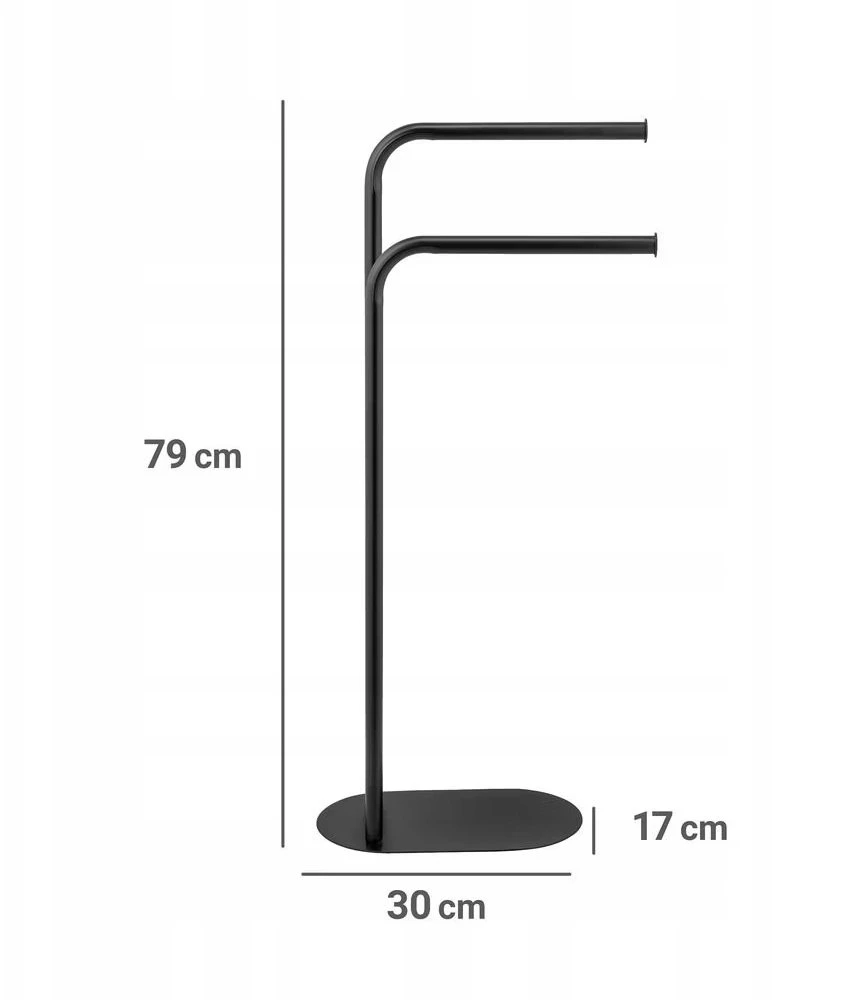 Wenko Metalinė rankšluosčių kabykla LEVANTE, aukštis 79 cm