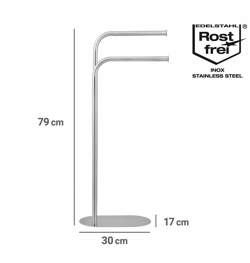 Wenko Metalinė rankšluosčių kabykla LEVANTE, aukštis 79 cm