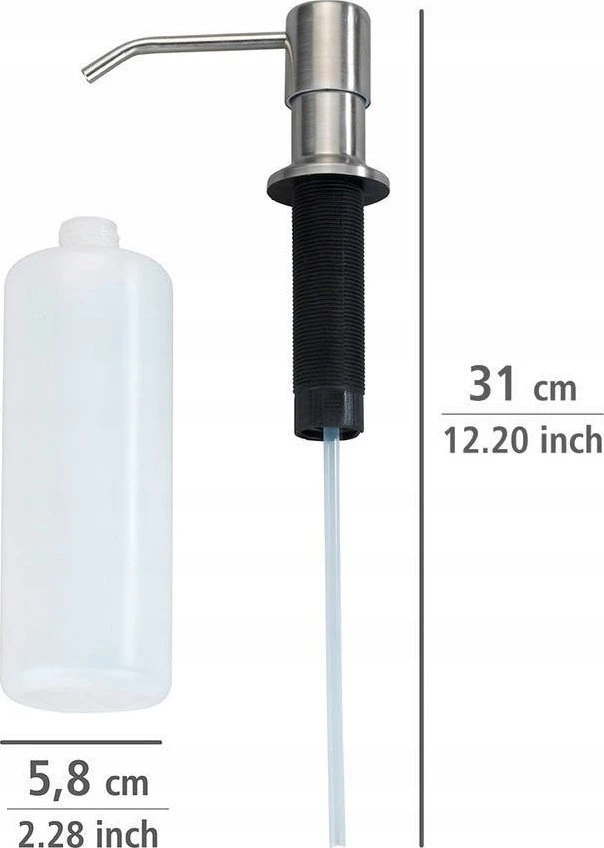Muilo dozatorius MONTI stalviršyje, 400 ml, WENKO