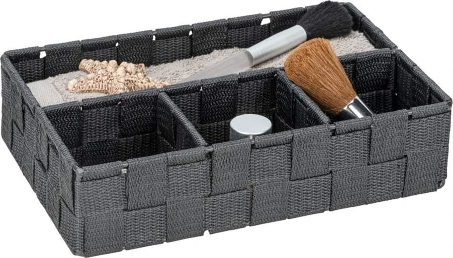 Wenko organizatorius Adria Small 26 x 6,5 x 17 cm pilkas polipropilenas