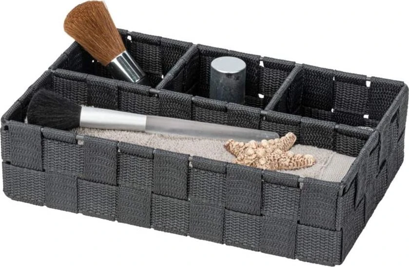 Wenko organizatorius Adria Small 26 x 6,5 x 17 cm pilkas polipropilenas