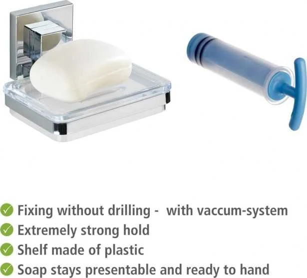 Vacuum-Loc muilo laikiklis Quadro fixing be gręžimo, WENKO