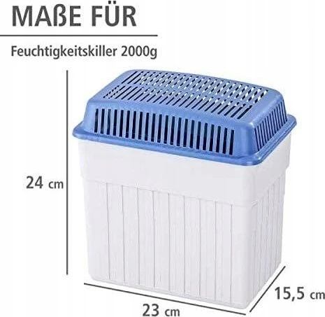 Drėgmės sugėriklis, oro sausintuvas + kasetė 2kg, WENKO