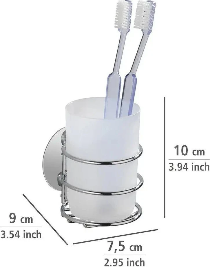 Dantų šepetėlio konteineris Turbo-Loc, WENKO