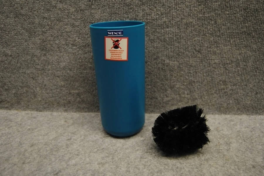 container BRASIL, turquoise + toilet brush, WENKO