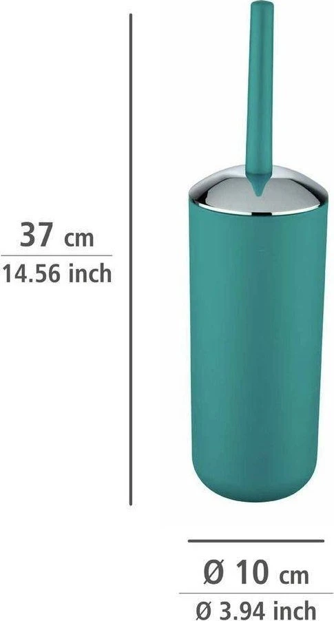 container BRASIL, turquoise + toilet brush, WENKO