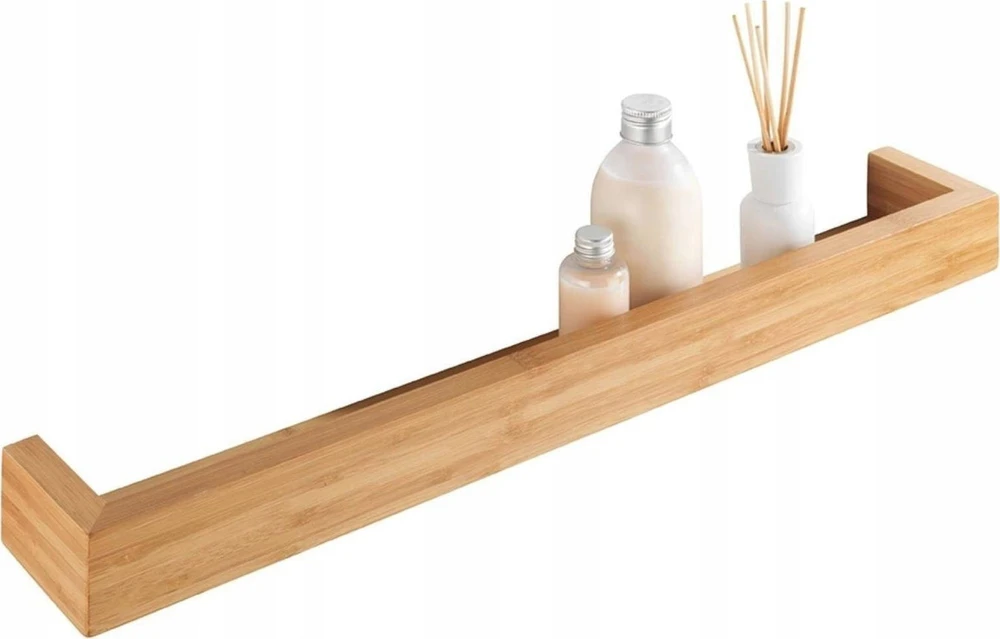 Wenko Bamboo BAMBUSA rankšluosčių kabykla, bambukas, 60 x 9 x 5 cm, VENKO