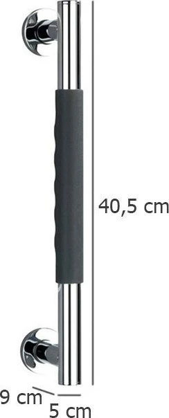 Wenko Secura Weko nerūdijančio plieno vonios turėklai 40,5 cm