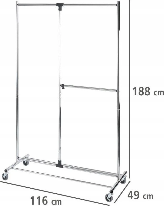 Wenko PROFISSIMO drabužių kabykla, mobili, 188 cm, WENKO