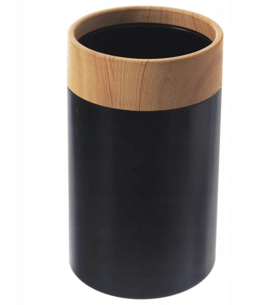 Wenko Orion Vonios puodelis juodas 7,5x11,5 cm - organizatorius dantų šepetėliams