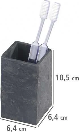 Dantų šepetėlio konteineris SLATE ROCK, WENKO