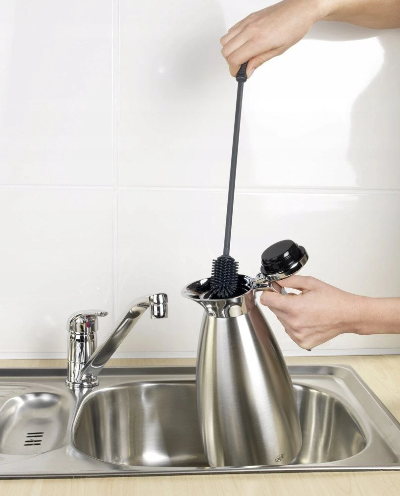 Silikoninis virtuvės šepetys puodeliams, stiklinėms, 38 cm, WENKO
