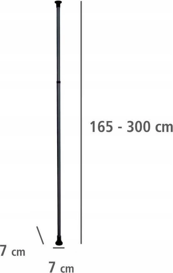 Spintos bėgelis, spintos bėgelis HERKULES 165-300 cm, WENKO, WENKO