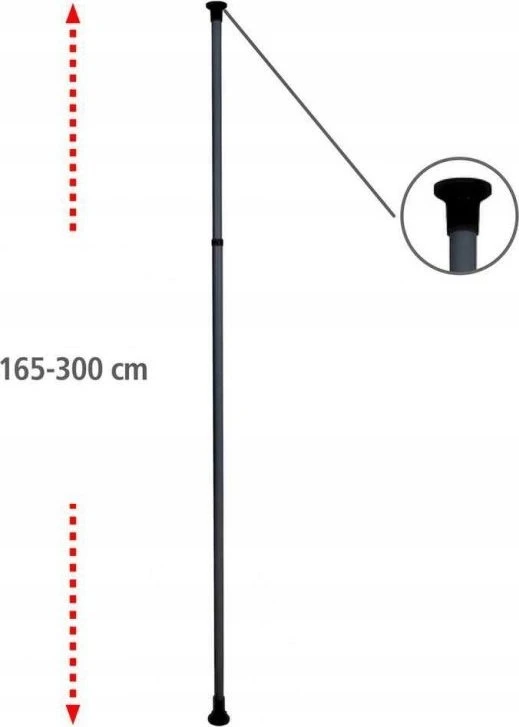 Spintos bėgelis, spintos bėgelis HERKULES 165-300 cm, WENKO, WENKO
