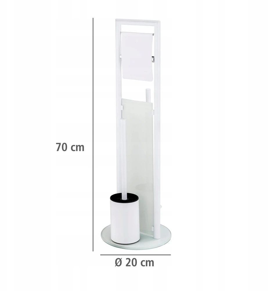 Wenko RAVINA popieriaus ir tualetinio šepetėlio laikiklis, 70 cm