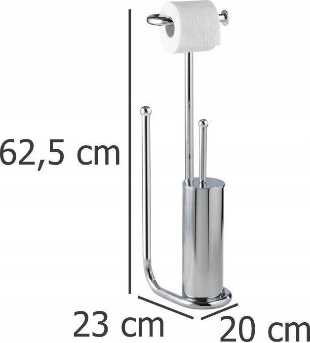 Wenko Chrome Universalo Standing WC Set