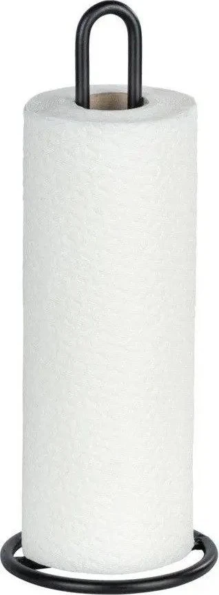 Popierinių rankšluosčių stovas Ø 12,5 cm, juodas, WENKO