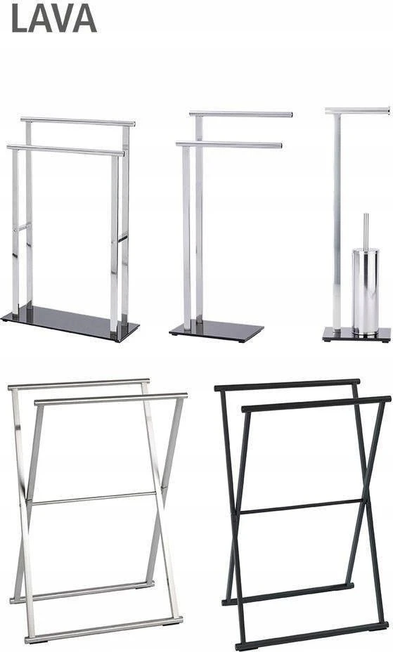 Rankšluostis & Clothes rack, LAVA, Stainless Steel, WENKO