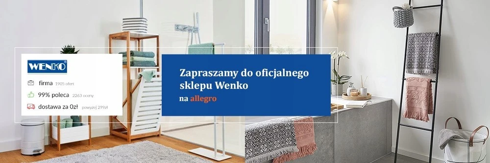 Tualeto šepetys Wenko Davos Balta