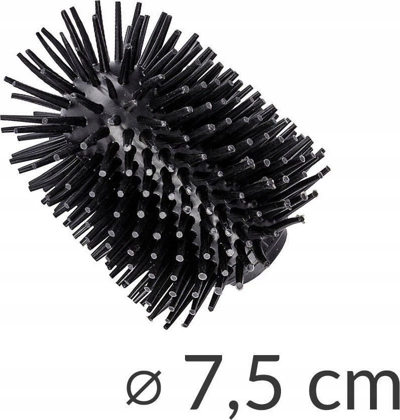 Wenko NERNO tualeto šepetys su keramikiniu indu, Ø 10,5 cm