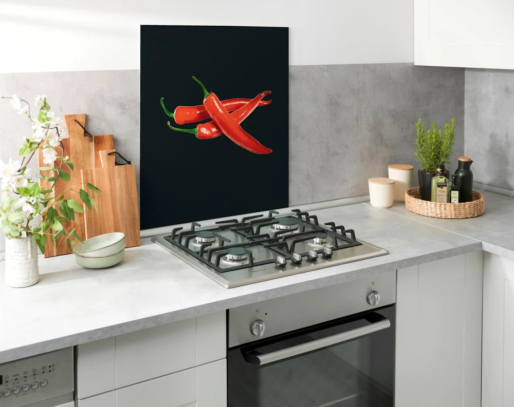 Wenko Stiklinė kaitlentė HOT PEPERONI, 60 x 70 cm