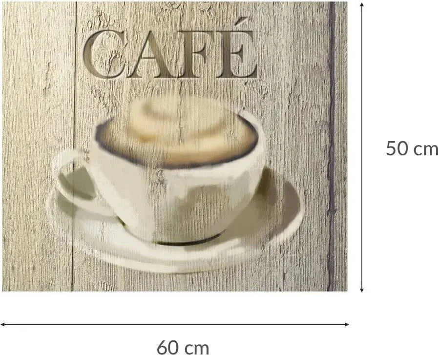 CAFE stiklinė sienų apsauga - 50 x 60 cm, WENKO