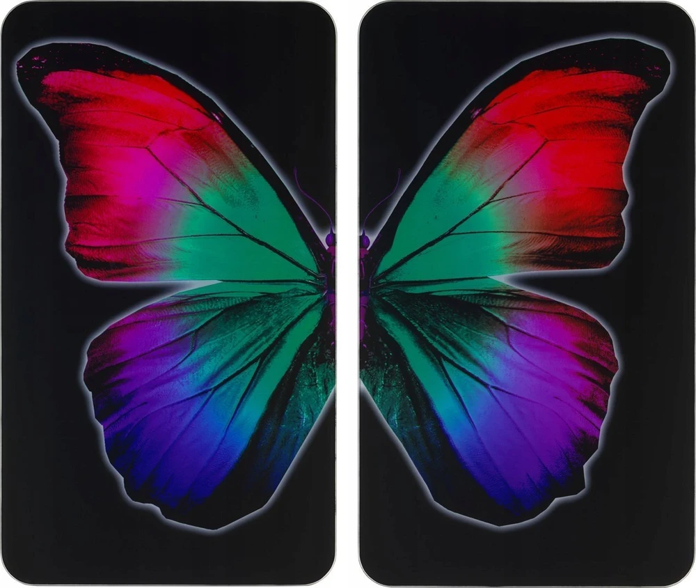 Wenko Stiklinės apsauginės plokštelės BUTTERFLY BY NIGHT - 2 vnt, VENKO