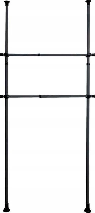PIECES Spintos lentyna, drabužių kabykla HERKULES 2 vnt, 75-120cm, WENKO