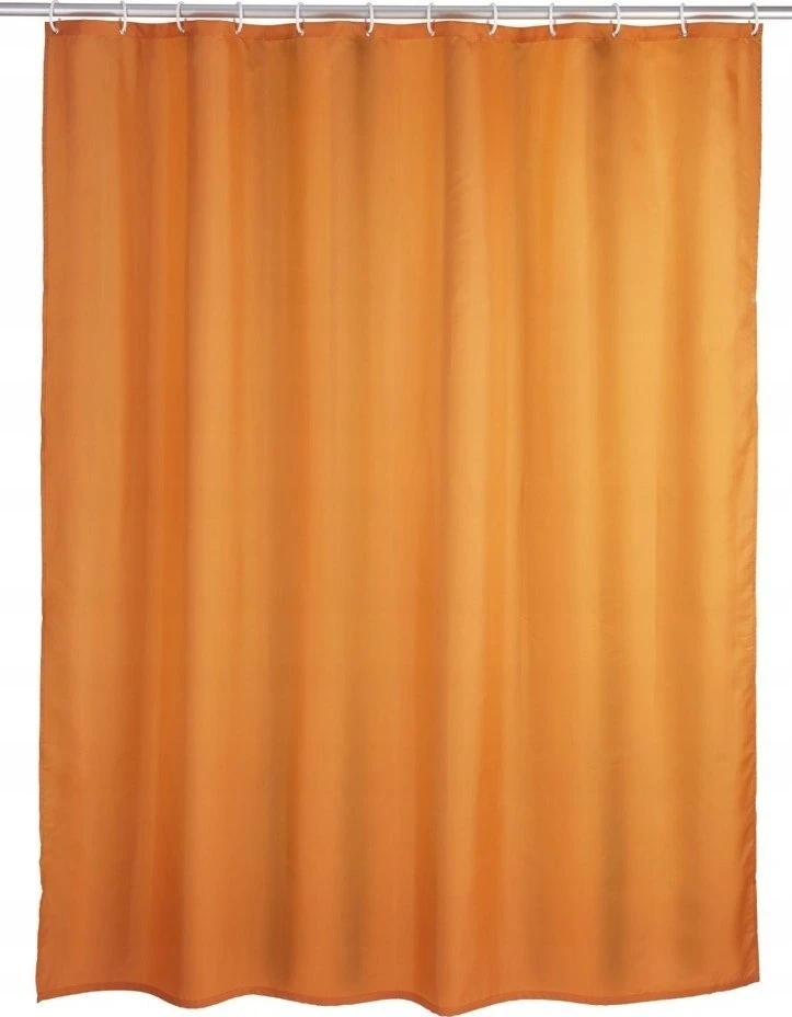 Dušo užuolaidos, Tekstilė, Oranžinis, 180x200 cm, WENKO