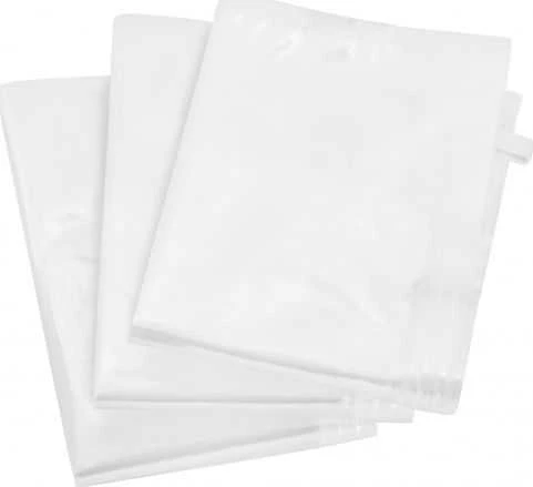 Vakuuminių laikymo maišelių rinkinys plastikinių maišelių+siurblys - 40 x 60 cm (3 vnt), 50 x 70 cm (2 vnt), WENKO