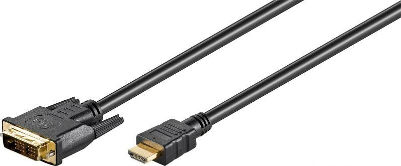 HDMI į DVI-D adapterio kabelis