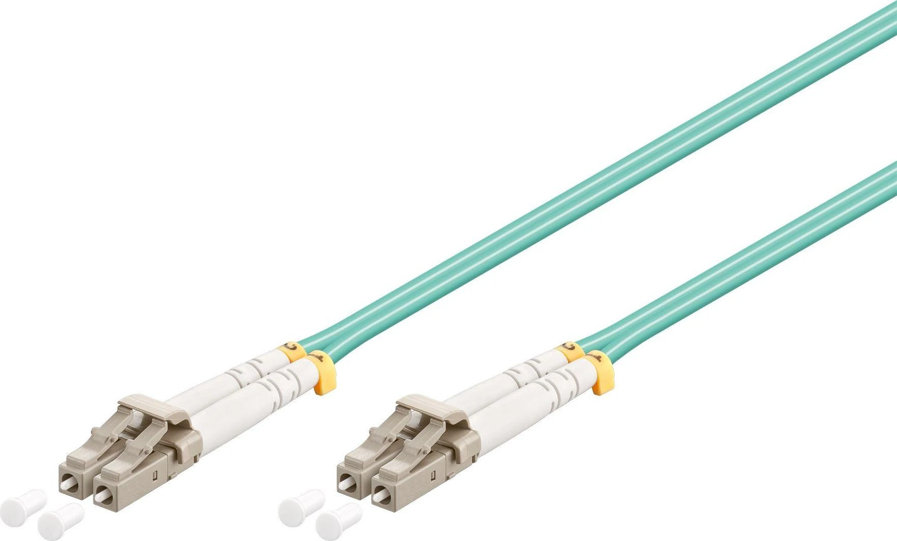 „Goobay Wentronic goobay“ – Tinklo kabelis – LC kelių režimų (M) iki LC kelių režimų (M) – 10,0 m – stiklo pluoštas – 50/125 mikrometras – OM3 – be halogenų – akvamarinas (95755)