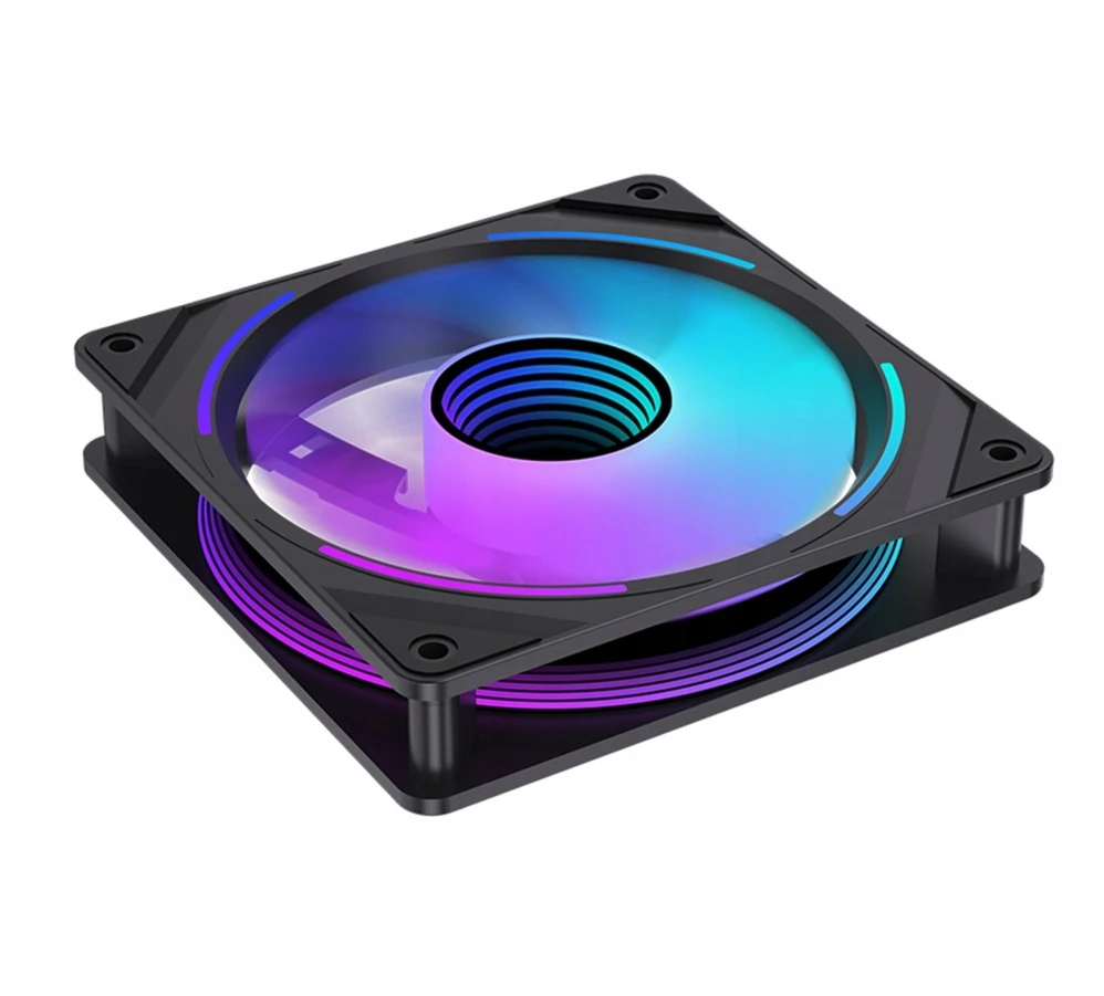 Opti Ventiliatorius S-1200-MIRROR-Juodas 1600 RPM ARGB LOVINGCOOL