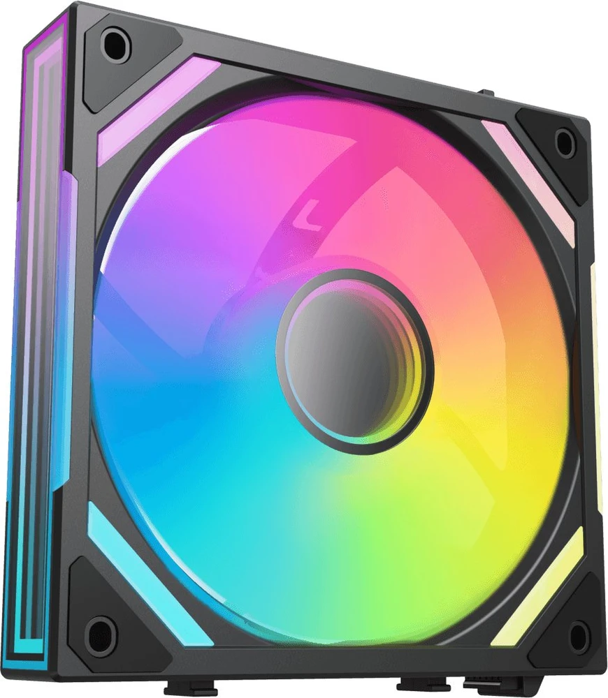 Alpenföhn WingBoost 4 PWM Fan, RGB – 120mm, juodas
