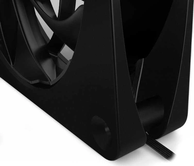Alphacool Apex Stealth Metall korpuso ventiliatorius 120 mm, 2.000 U/min – juodos spalvos