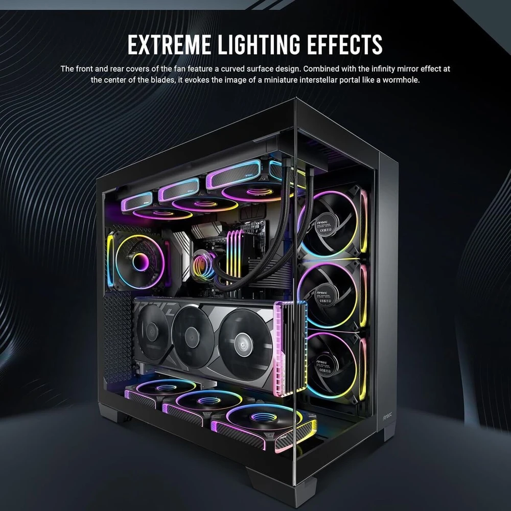 Antec Orbit 120 ARGB FAN kompiuterio korpuso ventiliatorius 12 cm Juodas