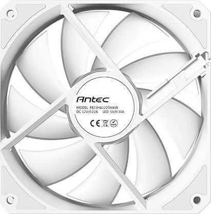 Baltas Antec P12 120mm PWM ARGB ventiliatorius