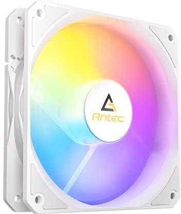 „Wentylator Antec P12R“ 120 mm PWM ARGB atvirkštinis baltas