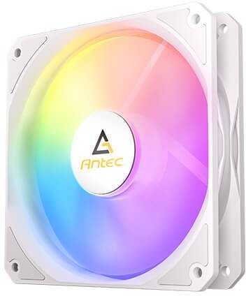 „Wentylator Antec P12R“ 120 mm PWM ARGB atvirkštinis baltas