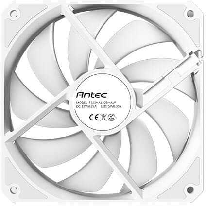 „Wentylator Antec P12R“ 120 mm PWM ARGB atvirkštinis baltas