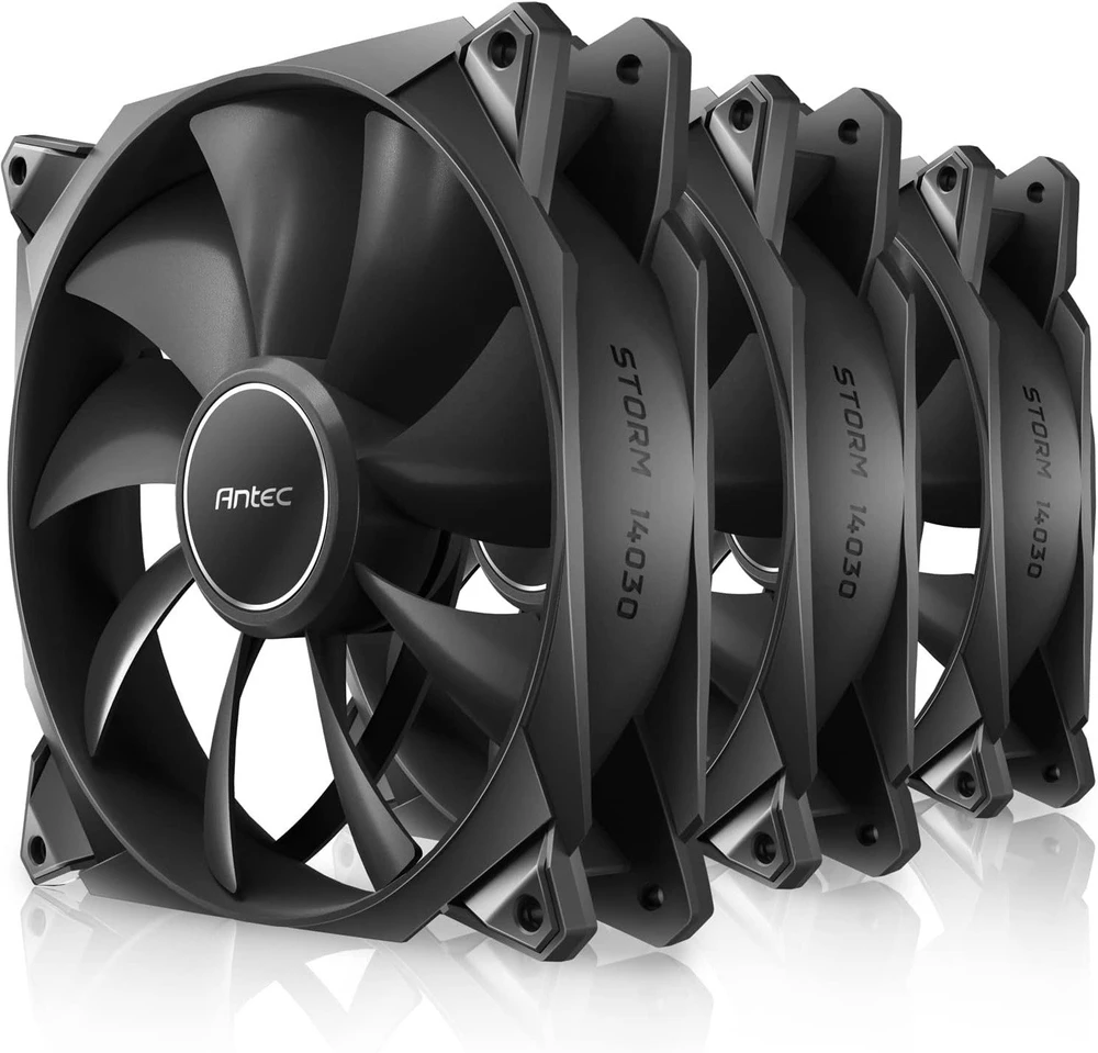 „Wentylator Antec Storm T3“ 140 mm 3 vnt. pakuotė (0-761345-77730-8)