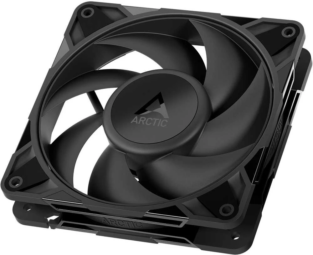 ARCTIC P12 PRO ventiliatorius, juodas 120mm modelis