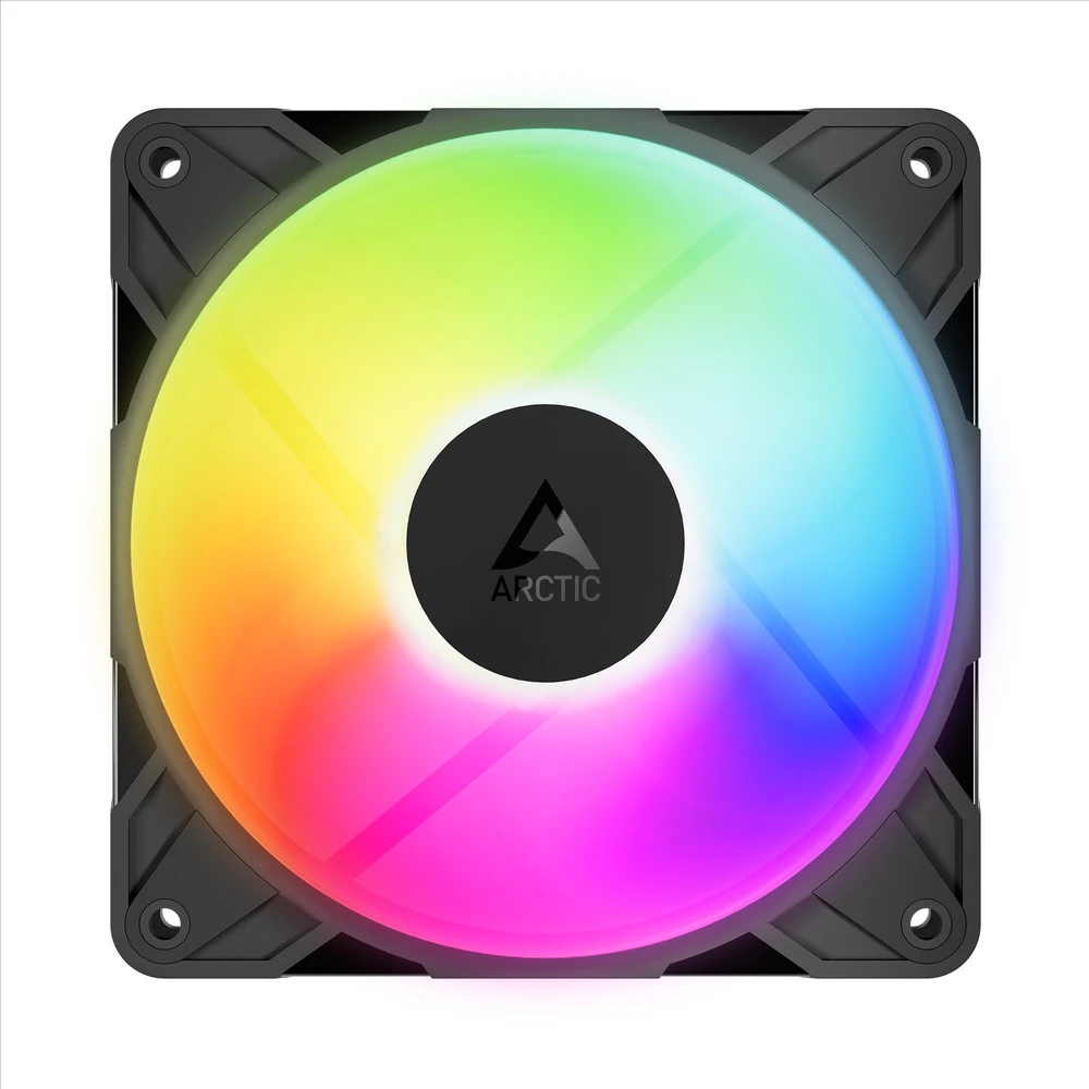 ARCTIC P12 PRO Reverse PWM PST A-RGB korpuso ventiliatorius, 4-pin, 120mm