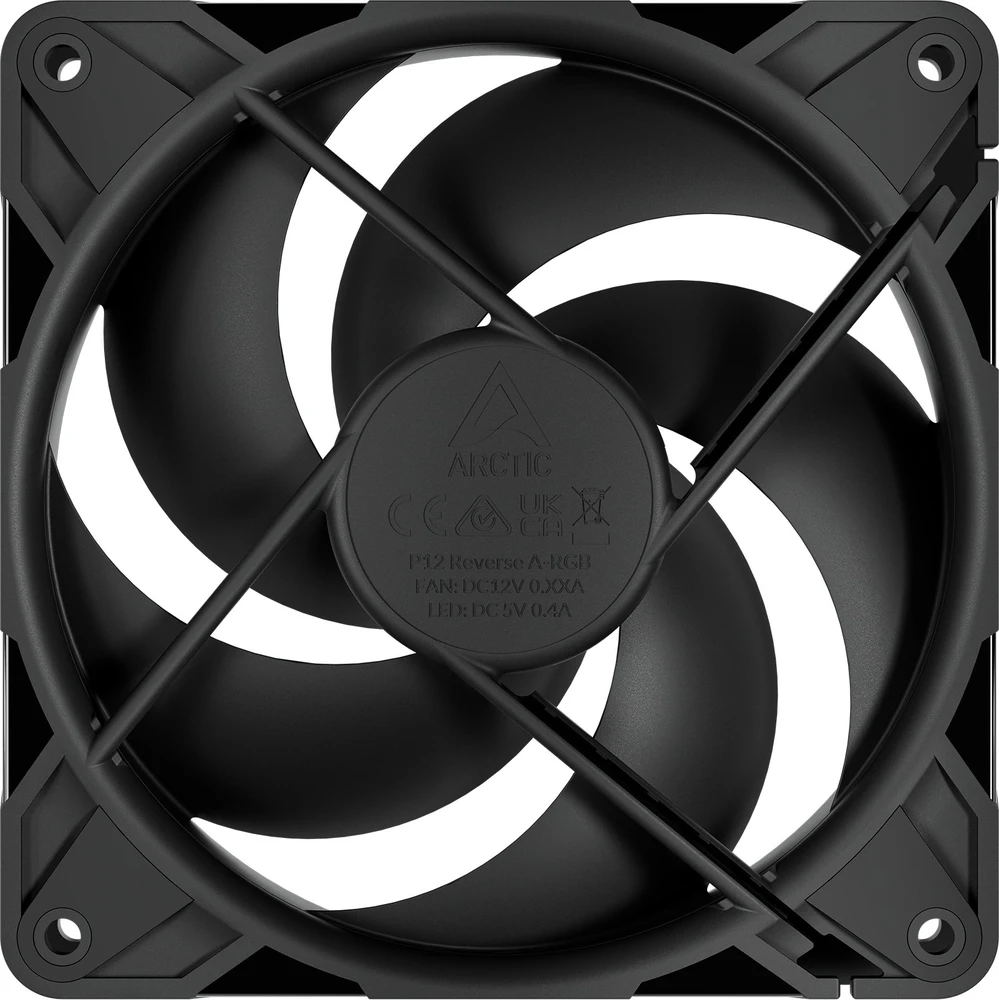 ARCTIC P12 PRO Reverse PWM PST korpuso ventiliatorius, 4-pin, 120mm