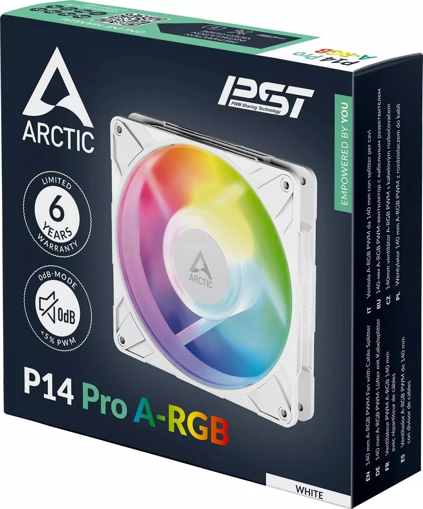 ARCTIC P14 Pro A-RGB pakuotė