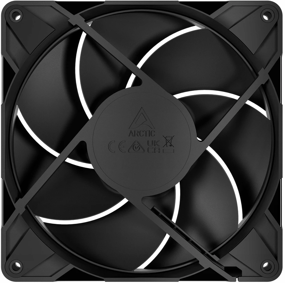 ARCTIC P14 Pro PST PWM korpuso ventiliatorius – 5er Pack, 140mm, juodos spalvos