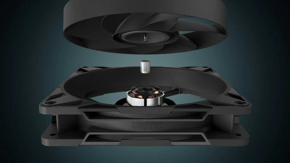 ARCTIC P14 Pro PWM korpuso ventiliatorius – 140mm, juodos spalvos