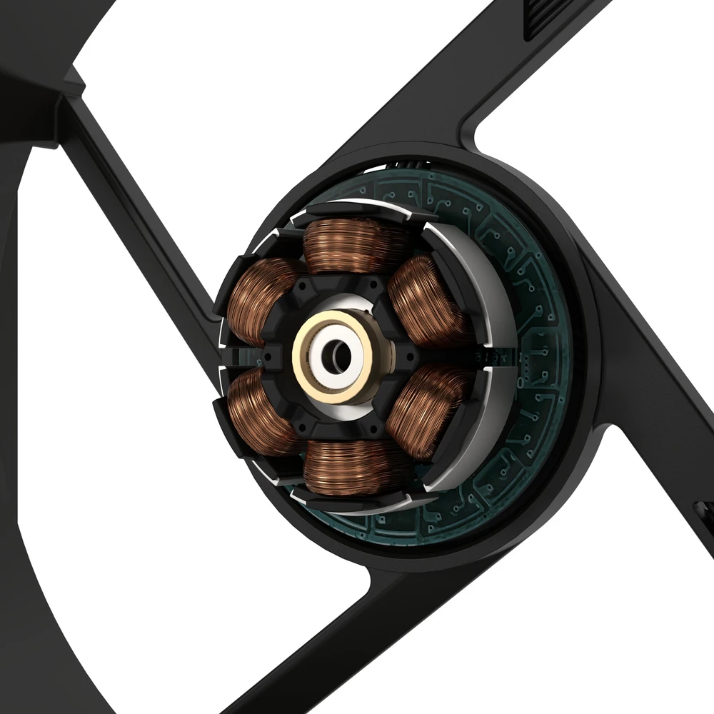 ASUS ProArt PF120 Fan PWM Juodas 3in1 Kompiuterio dėklas 12 cm 3 pc(s)